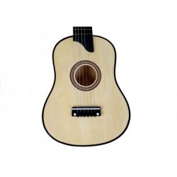 Wooden Guitar with Pick Beige