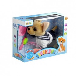 Interactive Dog On a Leash Sailor with Scarf and Accessories