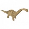 Wooden 3D Spatial Puzzle Brontosaurus Educational Assemblage 38 Pieces