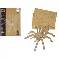 Wooden 3D Spider Puzzle Educational Combination 31 Elements