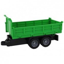 Truck With Crane Friction Drive Sounds Green Wood 1:16