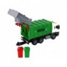 Garbage Truck With Crane Friction Drive Green 1:16