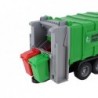 Garbage Truck With Crane Friction Drive Green 1:16