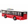 Battery Powered Bus Lights Sounds Friction Drive Red 1:16