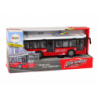 Battery Powered Bus Lights Sounds Friction Drive Red 1:16