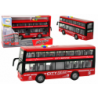 Battery Operated Double Decker Bus Lights Sounds Friction Drive Red