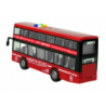 Battery Operated Double Decker Bus Lights Sounds Friction Drive Red