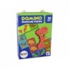 Logic Game Double-Sided Puzzle Dominoes Dinosaurs 10cm x 5cm 28 Pieces.