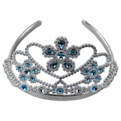Princess Set Costume Crown Jewelry Wand Shoes Blue 8 pcs.