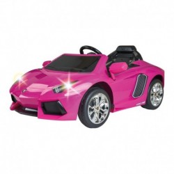 Электромобиль FEBER Lamborghini Aventador Pink 6V 3+