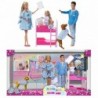 SIMBA Steffi LOVE doll Family with children in pajamas Pajama Party Kevin Evi