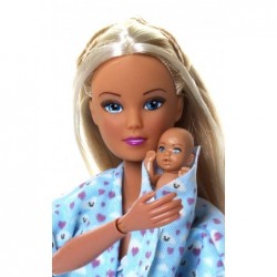 Кукла SIMBA Steffi LOVE Семья с детьми в пижамах Пижамная вечеринка Кевин Эви