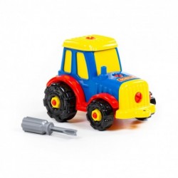 Colorful Tractor with Screwdriver (20 pieces)