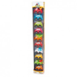 Smoby Set of 10 Colorful Vroom Planet cars
