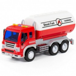 POLESIE Car CITY truck with tanker Sound and light effects