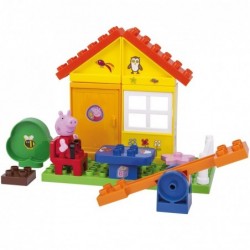 Big Klocki Garden House Peppa Pig for Children 19 pcs. + Figurine