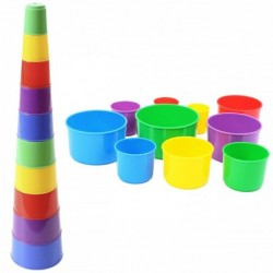 Pyramid Tower Educational Puzzle (10 Cups)