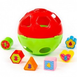 POLESIE Ball Sorter Learning Shapes Colors Numbers 7 pcs.