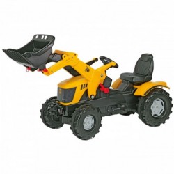 Rolly Toys rollyFarmTrac JCB Pedal Tractor with Bucket Silent Wheels