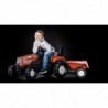 Rolly Toys Farmtrac Fiat Centenario Pedal Tractor with Trailer