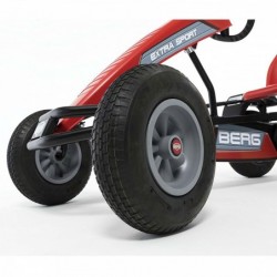 BERG Pedal Gokart Extra Sport Red BFR Надувные колеса от 5 лет до 100 кг