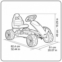 FEBER Sport Pedal Gokart для детей до 30 кг.