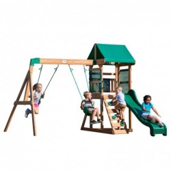 Backyard Discovery Buckley Hill wooden playground 5 in 1 + Free table!