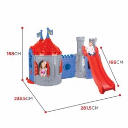 WOOPIE Playground Palace House Slide for Children