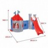 WOOPIE Playground Palace House Slide for Children