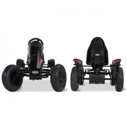 BERG Gokart for Pedals XL Black Edition BFR Inflatable Wheels from 5/6 years up to 100 kg