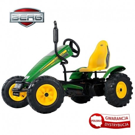 BERG John Deere BFR Pedal Gokart Täispuhutavad rattad alates 5 aastast kuni 100 kg