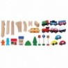 Wooden Huge Railway Station 49 elements Train Train Viga Toys