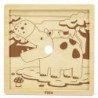 VIGA Handy Wooden Puzzle Hippopotamus 9 Pieces