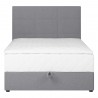 Кровать LEVI 120x200см, с матрасом, серый