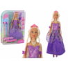 Princess Doll Purple Dress Set of Braids Extensions