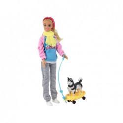 Anlily Doll with Husky Sled Dog Winter Edition