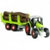 Assembly Tractor with Trailer for Wood Transport Screwdriver