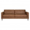 Sofa LUCAS 3-seater, brown