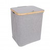 Laundry basket MAX GREY 45x36xH54cm, light grey