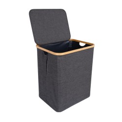 Laundry basket MAX GREY 45x36xH54cm, dark grey