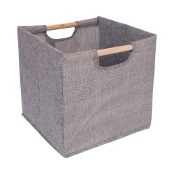 Basket MAX MILO 35x32xH34cm, grey