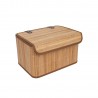 Basket MAX BAMBOO 33x23xH20cm, with a lid