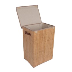 Laundry basket MAX BAMBOO 40x30xH60cm, with a lid