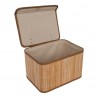 Basket MAX BAMBOO 36x27xH22cm, with a lid