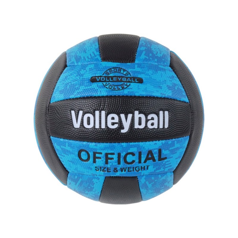 Blue and Black Volleyball Ball, Size 5, Colorful