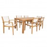 Dining set BALI table, 6 chairs