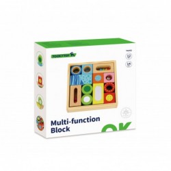 TooKY TOY Деревянная коробка Сенсорные блоки Многофункциональные головоломки в форме Sound Touch 12 шт.