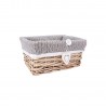 Basket WILLI GREY XS 28x19xH13cm