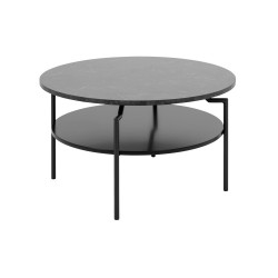 Coffee table GOLDINGTON D80xH45cm, black