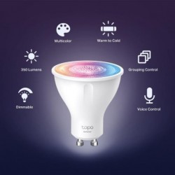 Smart Light Bulb|TP-LINK|Power consumption 3.7 Watts|Luminous flux 350 Lumen|Beam angle 40 degrees|0 ºC~ 40 ºC|TAPOL630